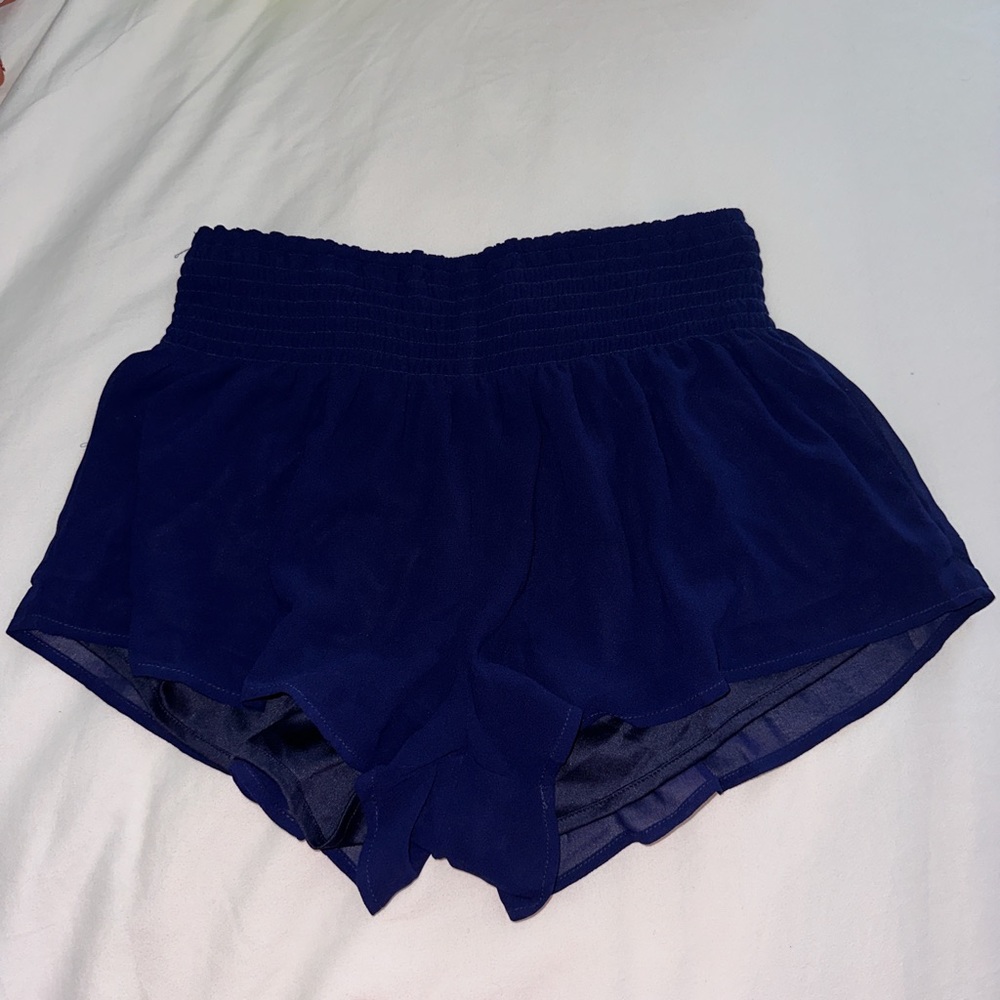 Navy Small/medium flowy shorts